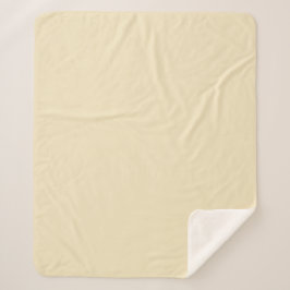 Cobertor Sherpa Solid Pale Moon Amarelo