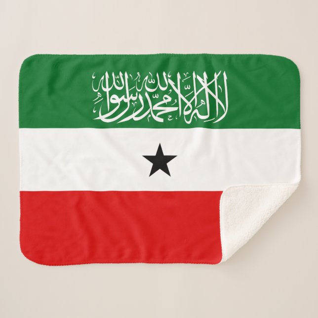 Cobertor Sherpa Somaliland Flag (Frente (Horizontal))