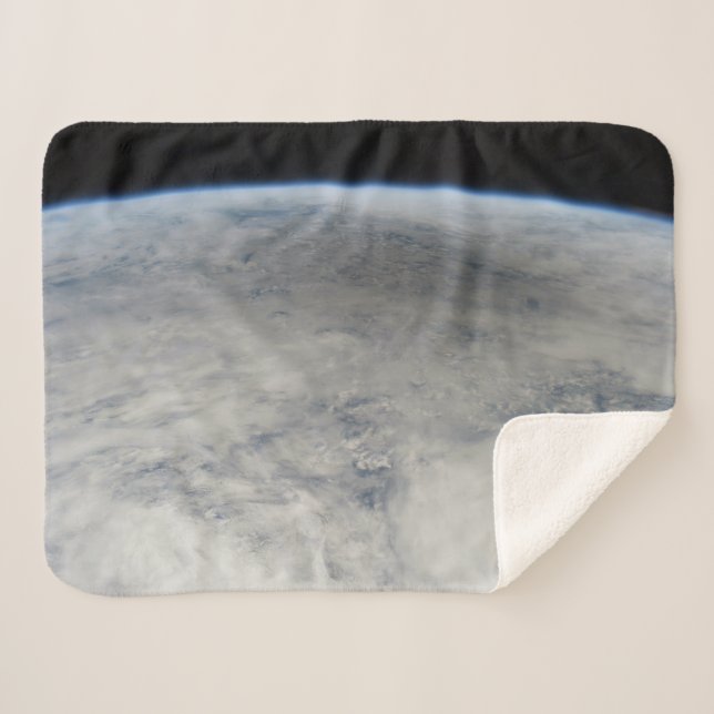 Cobertor Sherpa Sombra Da Lua No Pacífico Norte. (Frente (Horizontal))