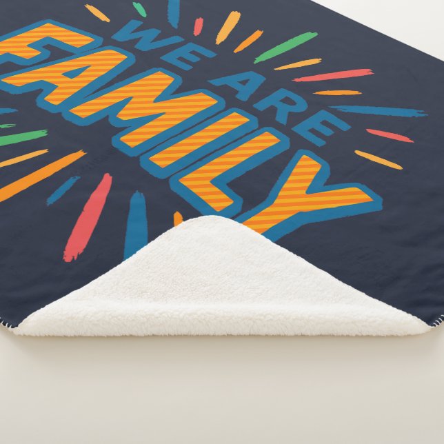 Cobertor Sherpa Somos da Família 1 (3/4)