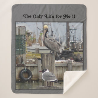 Cobertor Sherpa "Sonho do Pescador" Média Sherpa Blanket