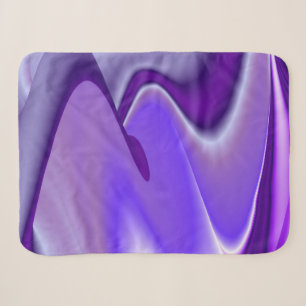 Cobertor Sherpa Sonhos de Arco-Íris de Flor Roxo