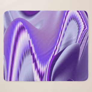Cobertor Sherpa Sonhos de Arco-Íris de Flor Roxo