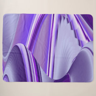 Cobertor Sherpa Sonhos de Arco-Íris de Flor Roxo
