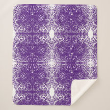 cobertor sherpa sonhos de lavanda