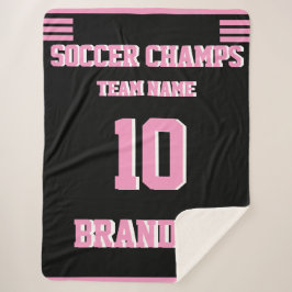 Cobertor Sherpa Soprador Fleece Blanket negro personalizado