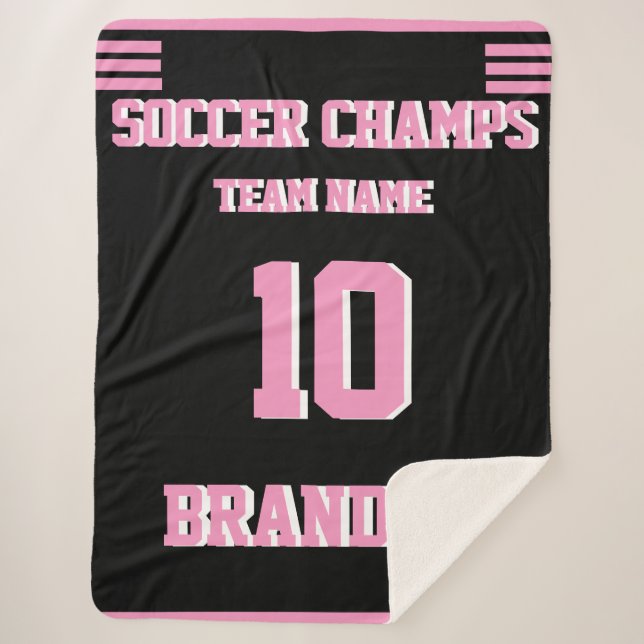 Cobertor Sherpa Soprador Fleece Blanket negro personalizado (Frente)