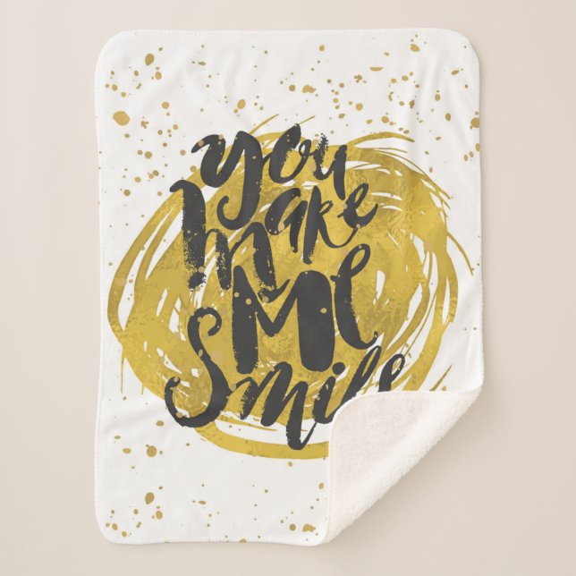 Cobertor Sherpa Sorriso (Frente)