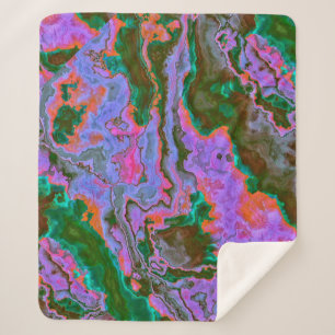 Cobertor Sherpa Sour Marble 