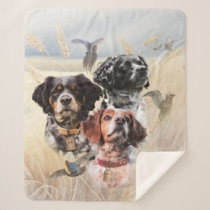 Cobertor Sherpa Spaniel da Bretanha