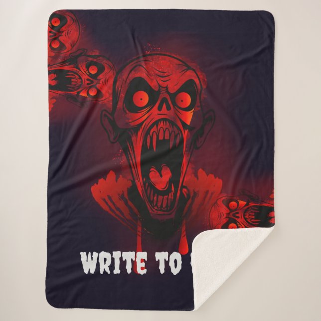 Cobertor Sherpa Spook (Frente)