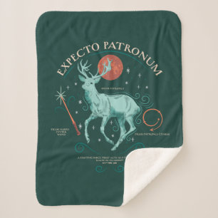 Cobertor Sherpa Stag Expecto Patronum Gráfico