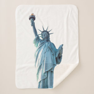 Cobertor Sherpa Statue of liberty
