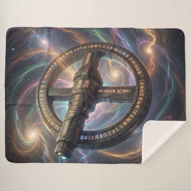 Cobertor Sherpa Stellar Path – Journey Through the Universe´12 (Frente (Horizontal))