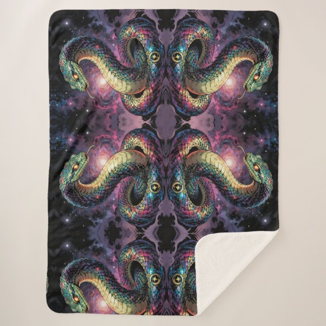 Cobertor Sherpa Stellar Path – Journey Through the Universe´2 (Frente)