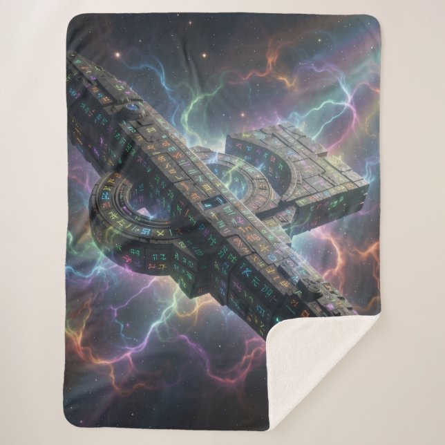 Cobertor Sherpa Stellar Path – Journey Through the Universe´6 (Frente)