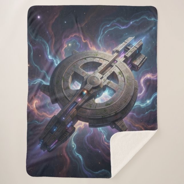 Cobertor Sherpa Sternenpfad – Reise durch das Universum´14 (Frente)