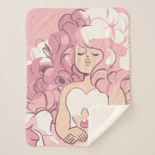 Cobertor Sherpa Steven Universe   Ilustração de Rosa Quartz