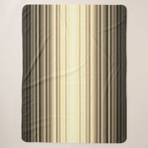 Cobertor Sherpa Stripe Neutro Sherpa Blanket 60"x 80"