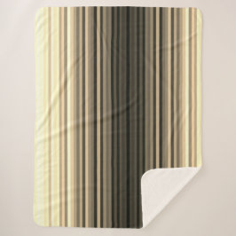 Cobertor Sherpa Stripes Neutrais Sherpa Blanket 60" x 80"