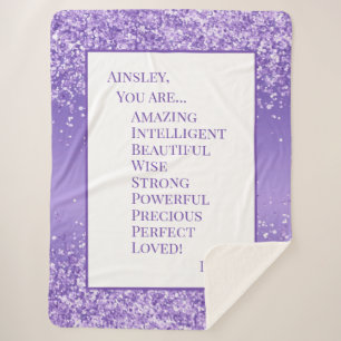 Cobertor Sherpa Sua Filha É Incrível