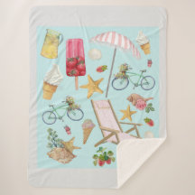 Summer Beach Vibes em Azul