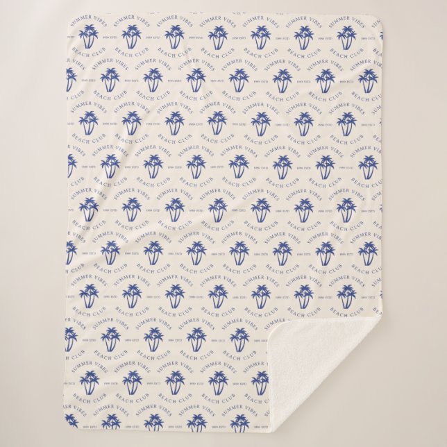 Cobertor Sherpa Summer Vibes (Frente)