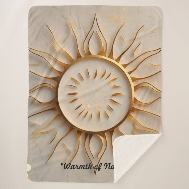 Cobertor Sherpa "Sunrise Glory" (Frente)