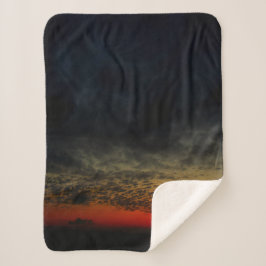 Cobertor Sherpa Sunset Antes da Tempestade
