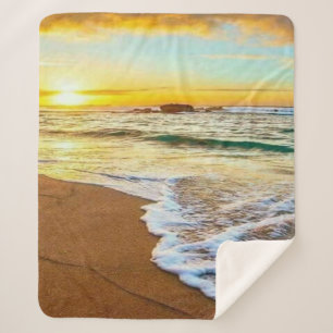 Cobertor Sherpa Sunset de praia