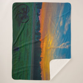 Cobertor Sherpa SUNSET no BATTLEFIELD