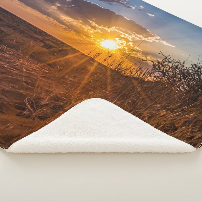 Cobertor Sherpa Sunset no deserto de Kalahari, Namíbia (3/4)