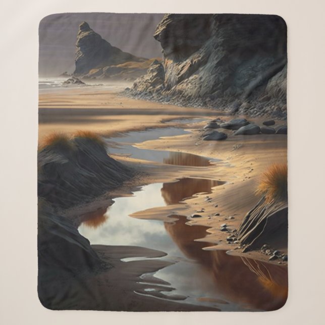 Cobertor Sherpa Sunset Shore (Frente)