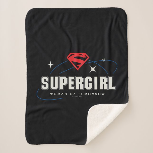 Cobertor Sherpa Supergirl Mulher do Futuro (Frente)