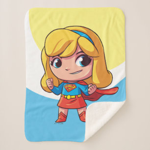 Cobertor Sherpa Supergirl Stance Adorável