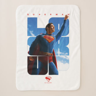 Cobertor Sherpa Superman Procure Pose