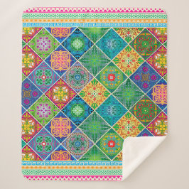 Cobertor Sherpa Talavera Design-2 Sherpa Blanket