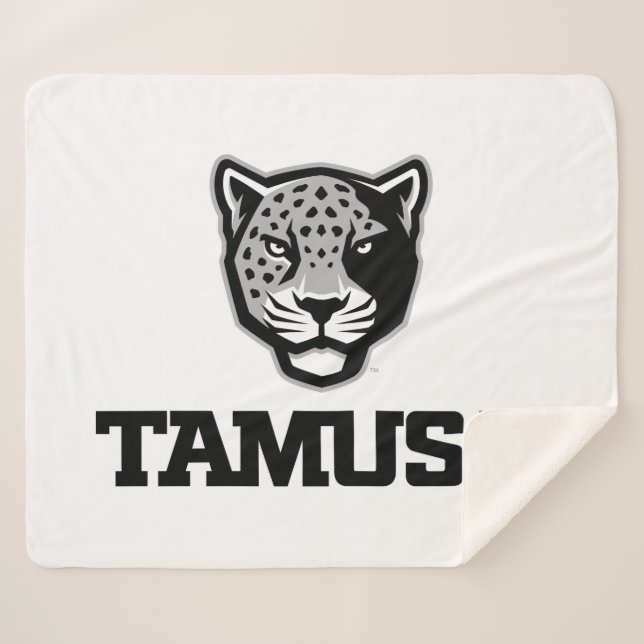 Cobertor Sherpa TAMUSA Jaguars (Frente (Horizontal))