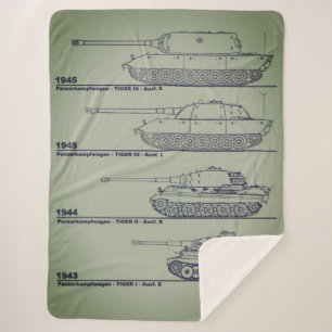 COBERTOR SHERPA TANQUES DO ALEMÃO DE WWII