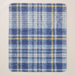 Cobertor Sherpa Tartan Amarelo Azul: Xadrez Moda