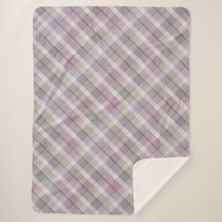 Cobertor Sherpa Tartan colorido Sherpa Blanket