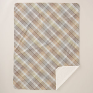 Cobertor Sherpa Tartan colorido Sherpa Blanket