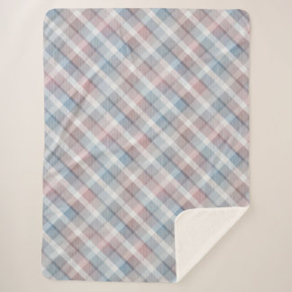 Cobertor Sherpa Tartan colorido Sherpa Blanket