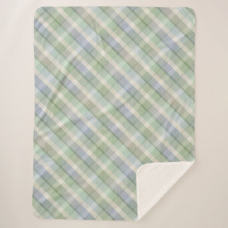 Cobertor Sherpa Tartan colorido Sherpa Blanket