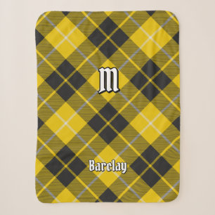 Cobertor Sherpa Tartan de Vestido do Clã Barclay