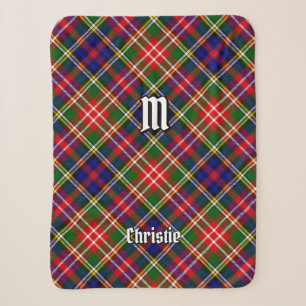 Cobertor Sherpa Tartan do Clã Christie