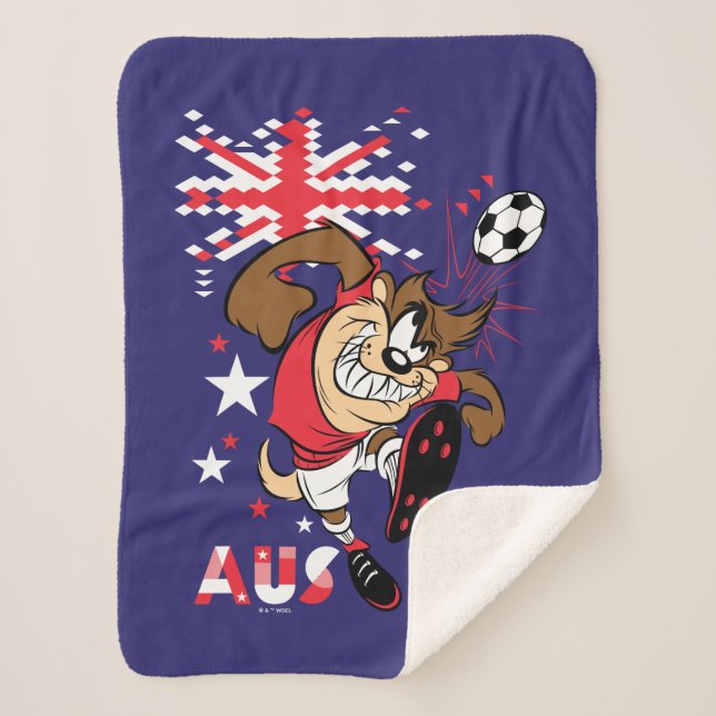 Cobertor Sherpa TAZ™ Team Australia Soccer Graphic (Frente)