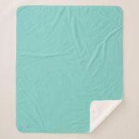 Teal Claro Sherpa Blanket