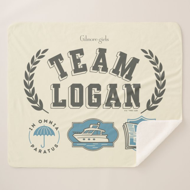 Cobertor Sherpa Team Logan Gilmore Girls Design (Frente (Horizontal))