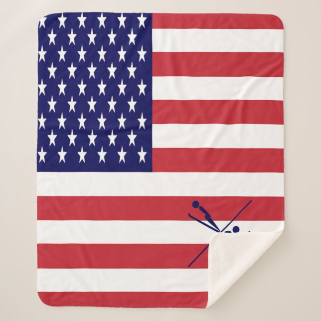 Cobertor Sherpa Team Nordic USA (Frente)